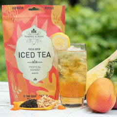 Harney & Sons Tropical Mango flavors blend mango coconut orange for vibrant taste