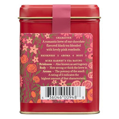 Brewing Harney & Sons Valentine's Tea yields a fragrant cup.