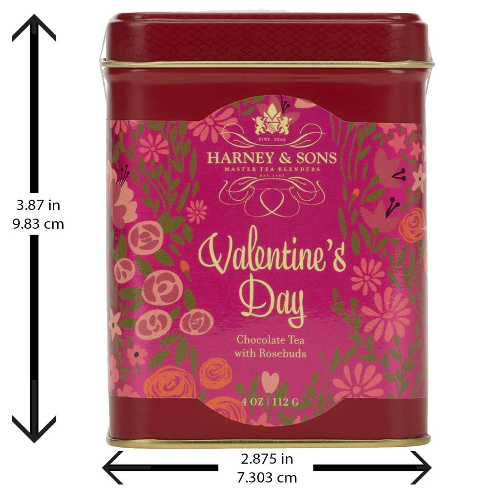 Gift-ready tin from Harney & Sons, perfect for gifting.