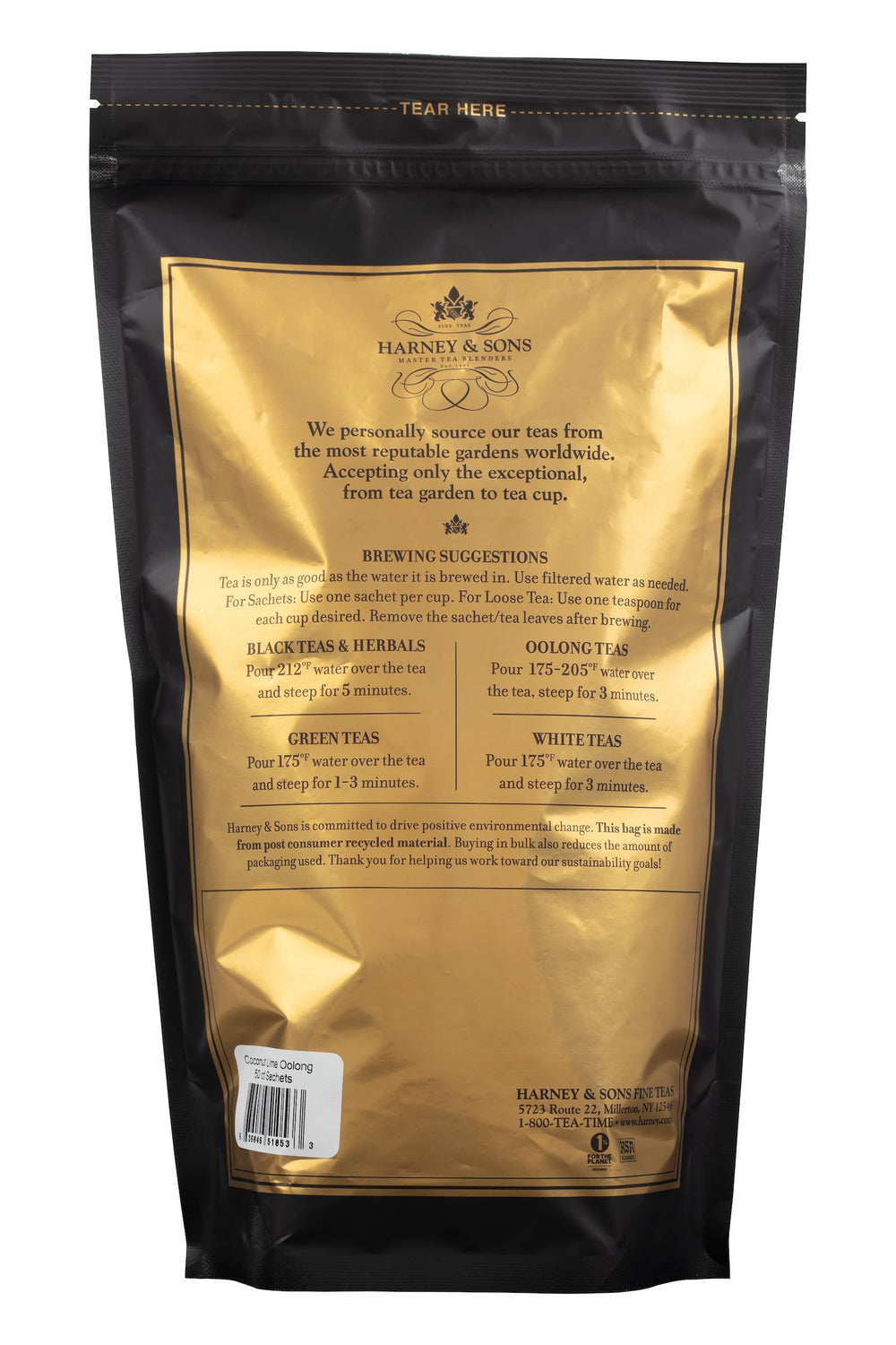 Harney & Sons Vanilla Comoro loose leaf in bowl, premium blend.