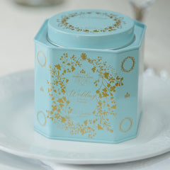 Harney & Sons Wedding Tea with rosebuds and petals, adding a romantic floral note.