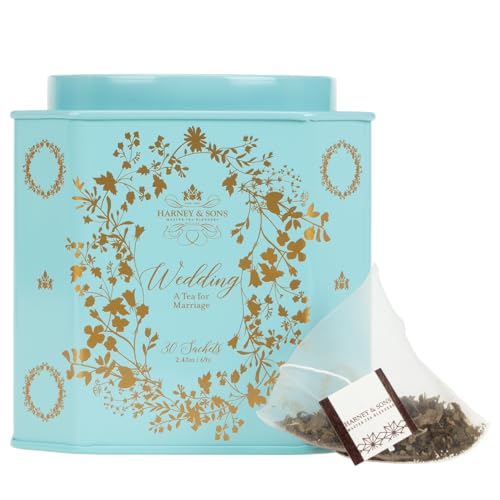 Harney & Sons Wedding Tea white tea with lemon vanilla, a refined, fragrant blend.