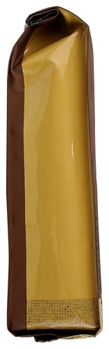 Harry & David Vanilla Creme Brulee coffee scoop captures fine grind for brewing.