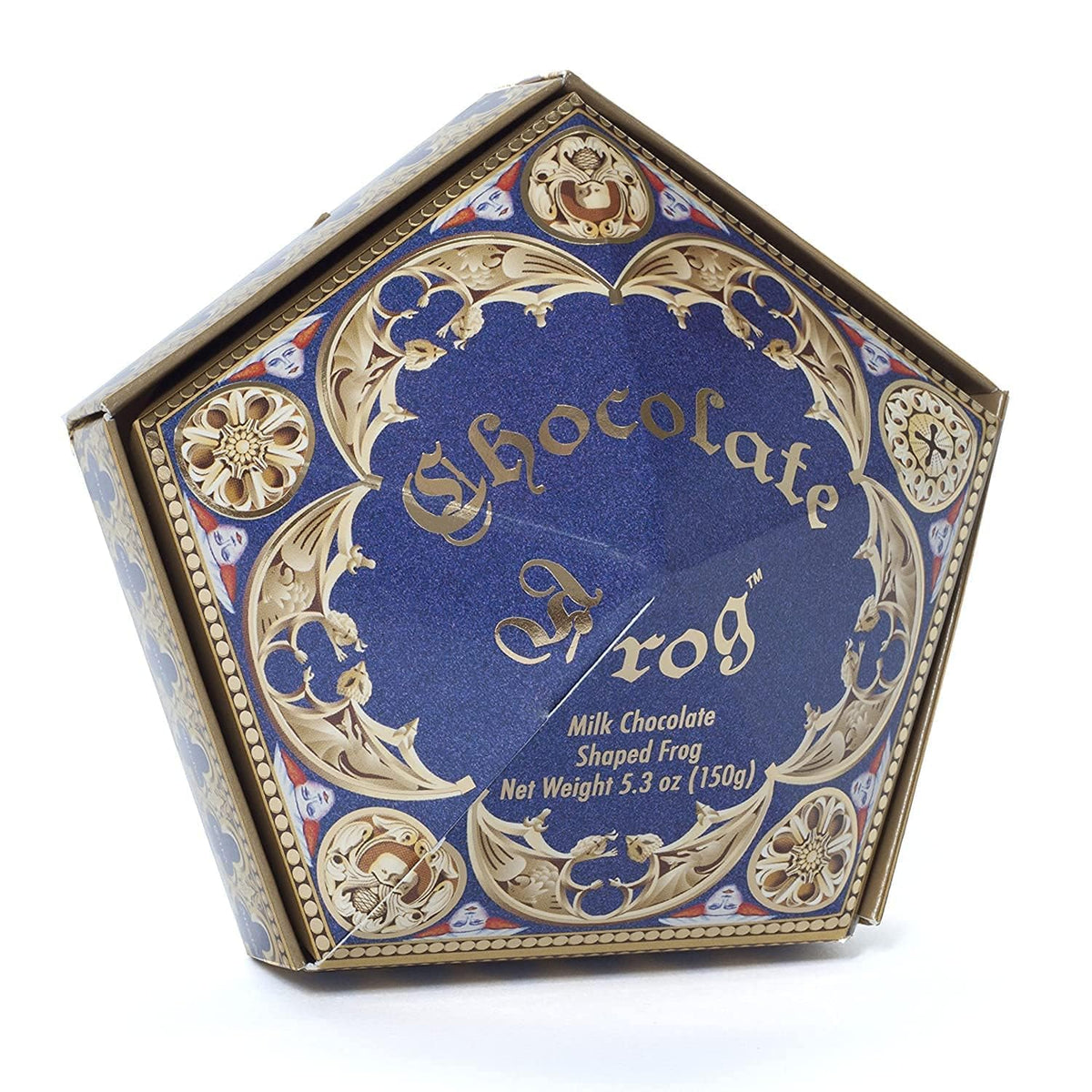 Harry Potter Chocolate Frog packaging Honeydukes-inspired design for collectors.