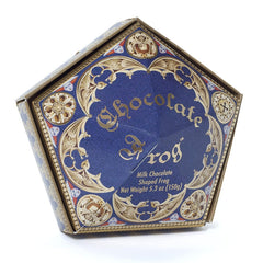 Harry Potter Chocolate Frog packaging Honeydukes-inspired design for collectors.