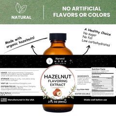 Harvest Moon Delights hazelnut extract in a coffee cup for elevated aroma