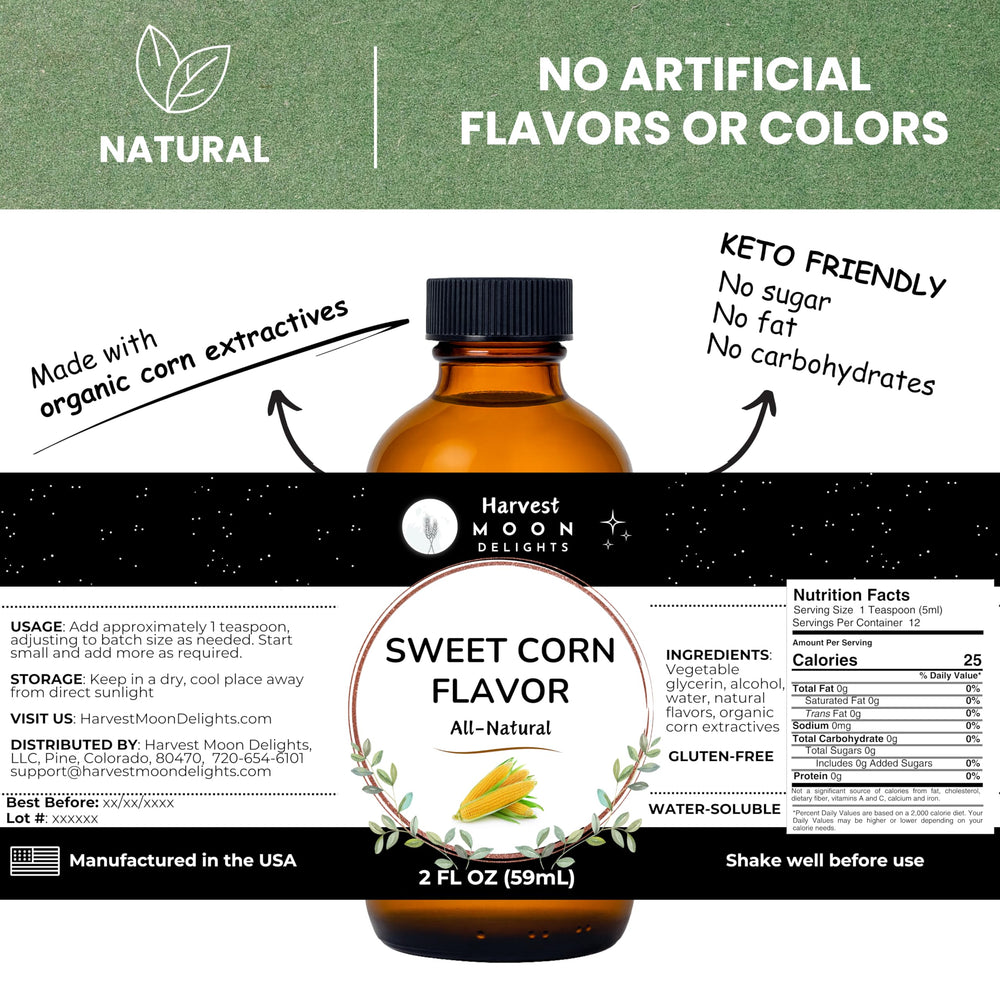 Keto-friendly cornbread application with Harvest Moon Delights flavor