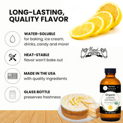 Harvest Moon Delights lemon flavoring stirred into cake batter for bright notes