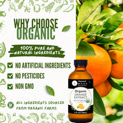 Orange extract enriching cakes with vibrant, true orange notes by Harvest Moon Delights