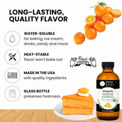 Stir Harvest Moon Delights orange extract into ice cream for a bright citrus twist