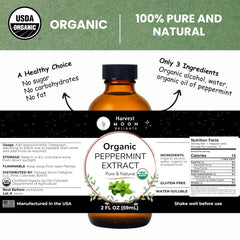 Harvest Moon Delights peppermint extract drops ideal for candies and desserts