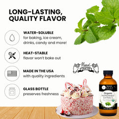 Harvest Moon Delights peppermint extract ice cream flavor enhances each scoop