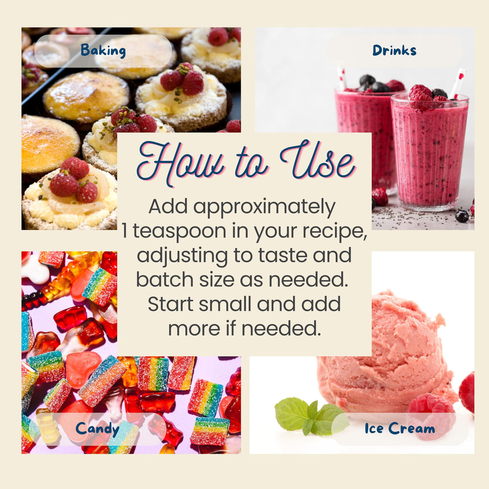 Harvest Moon Delights raspberry extract enhances cakes with bright, juicy berry notes