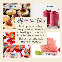 Harvest Moon Delights raspberry extract enhances cakes with bright, juicy berry notes