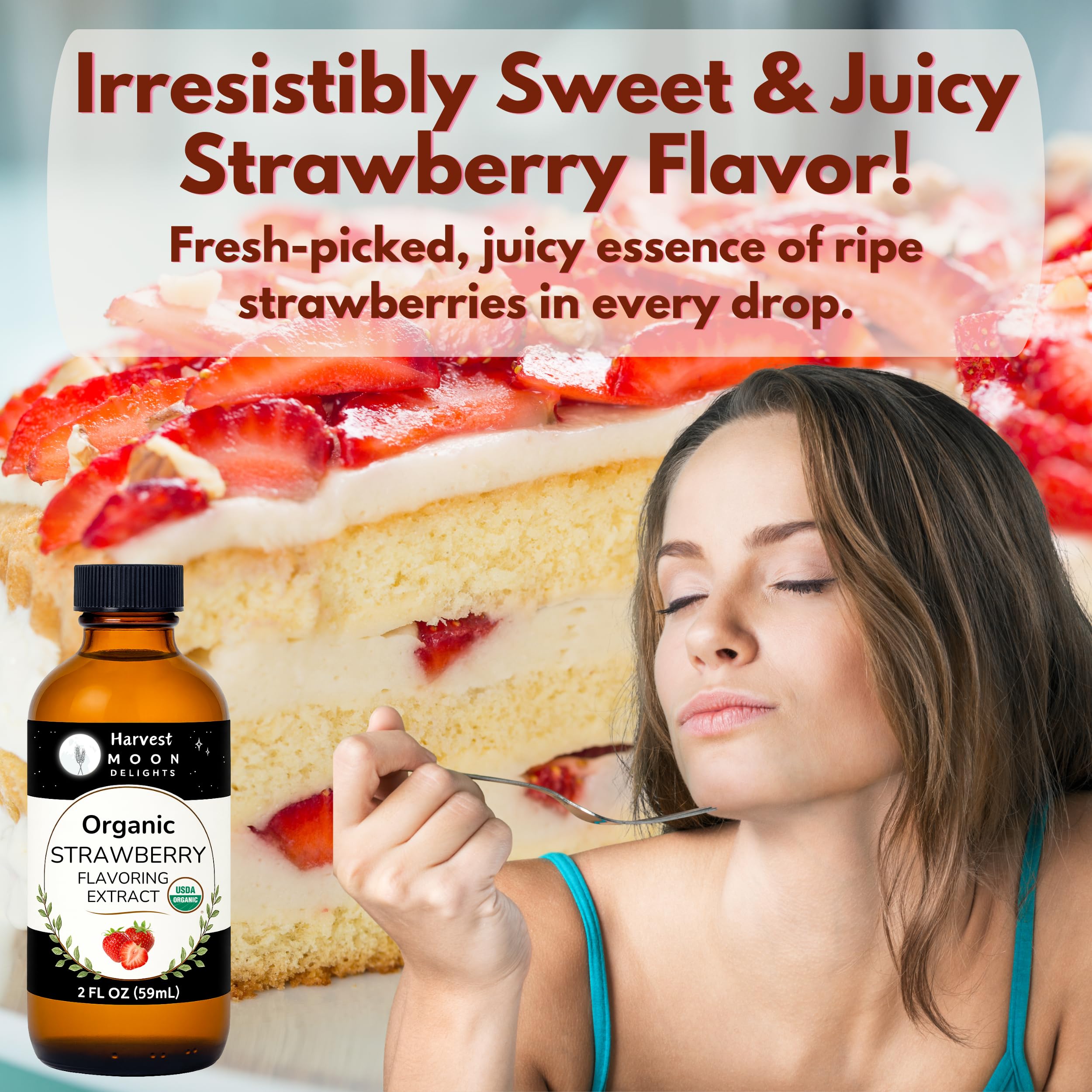 Harvest Moon Delights glass bottle preserves freshness and flavor in every drop.