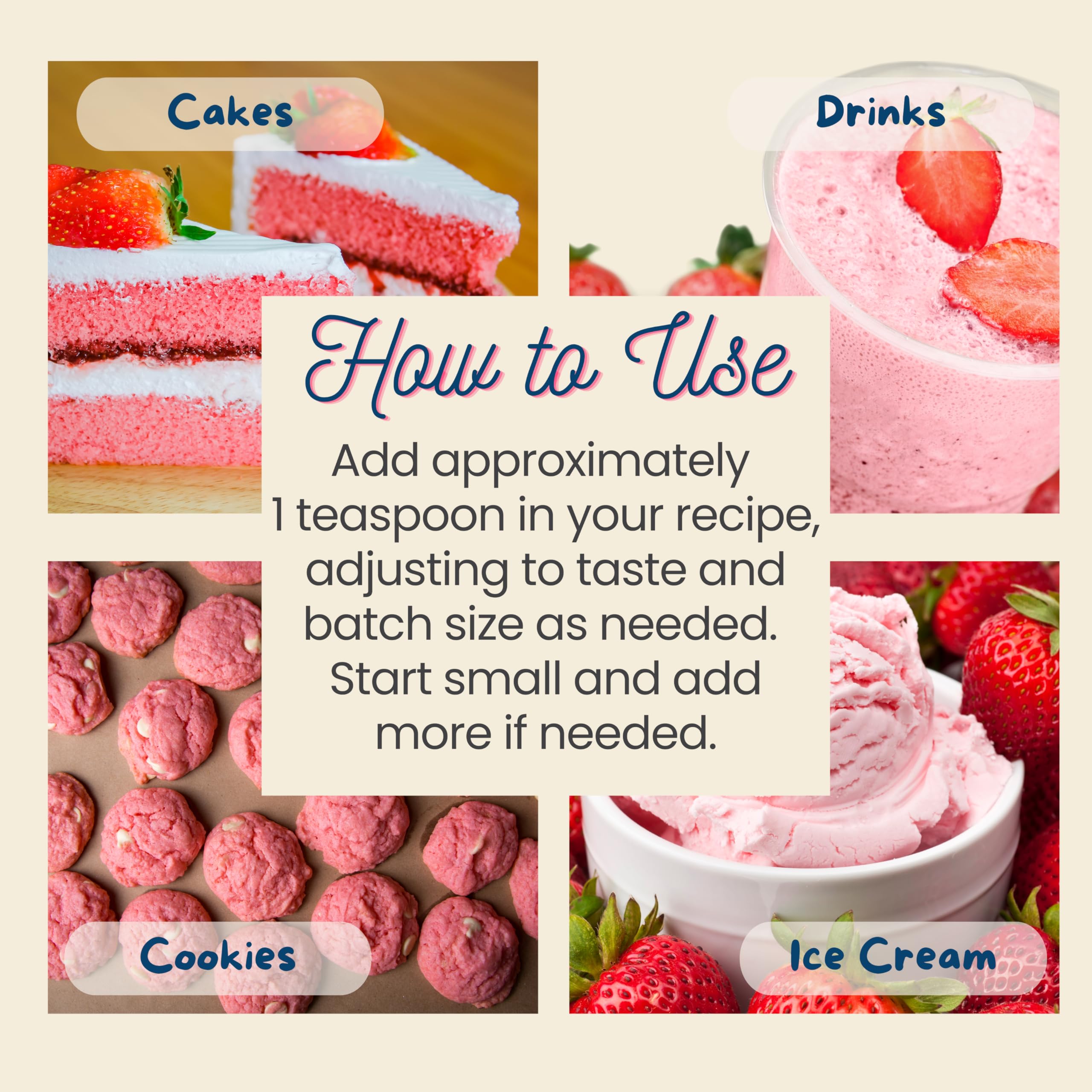 Harvest Moon Delights strawberry extract ready for desserts in your kitchen