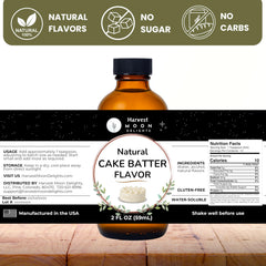 Harvest Moon Delights water-soluble flavor being poured for sugar-free recipes
