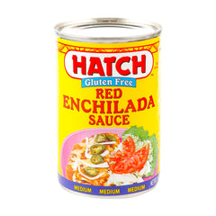 Hatch Farms enchilada sauce bottle with rich red color ready to elevate tacos