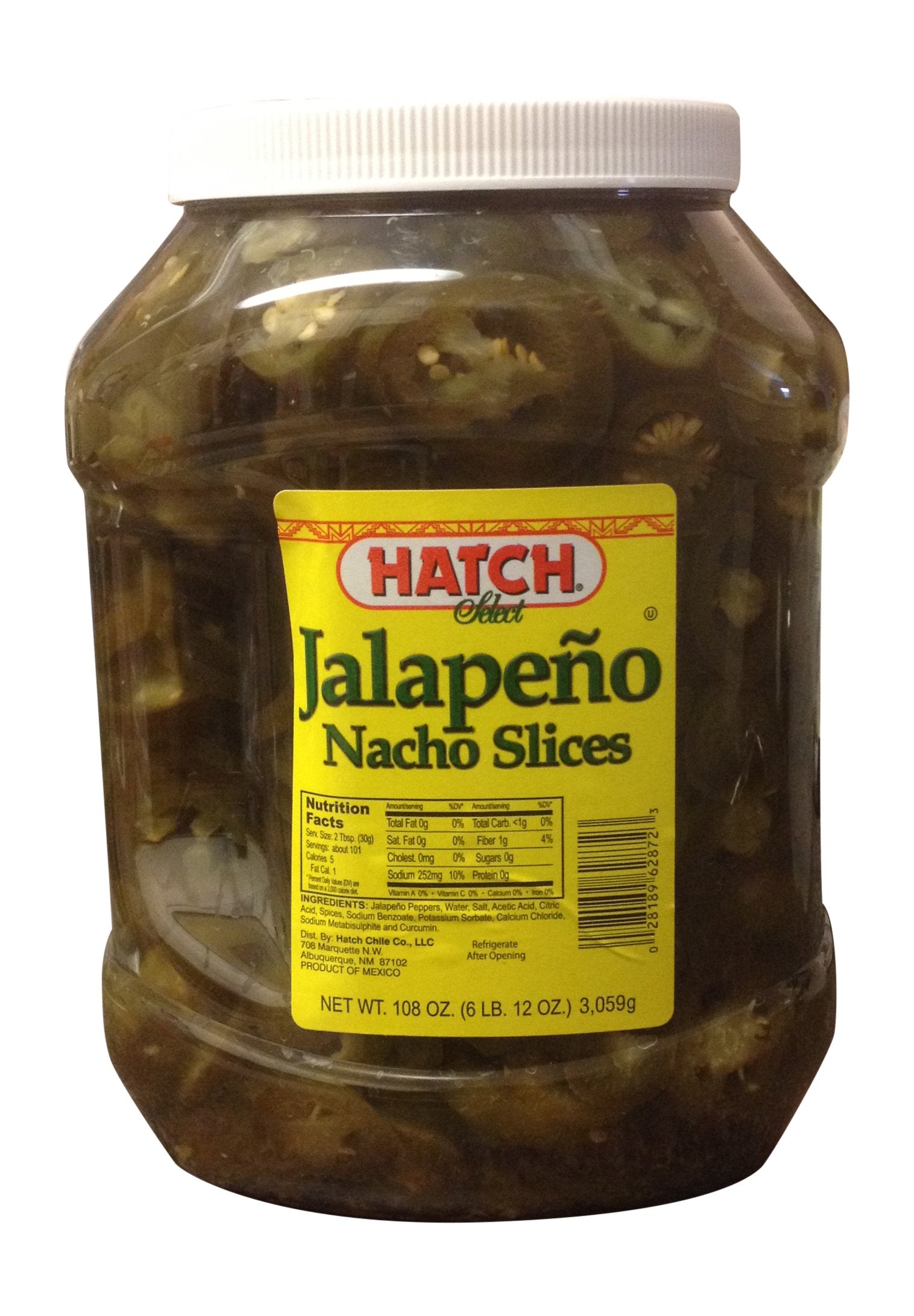 Hatch Select Jalapeño Nacho Slices in a jar add bold heat to nachos.