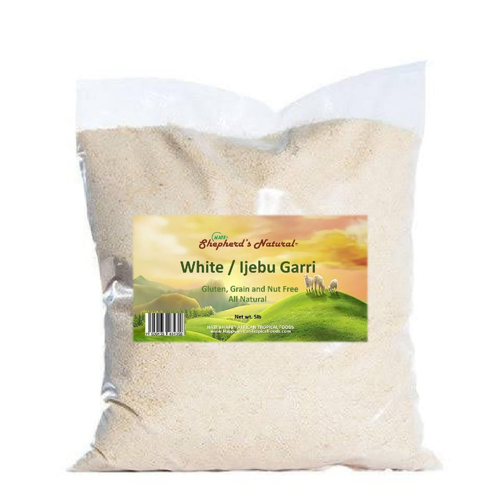 Hatf's garri ready for Eba preparation with hot water