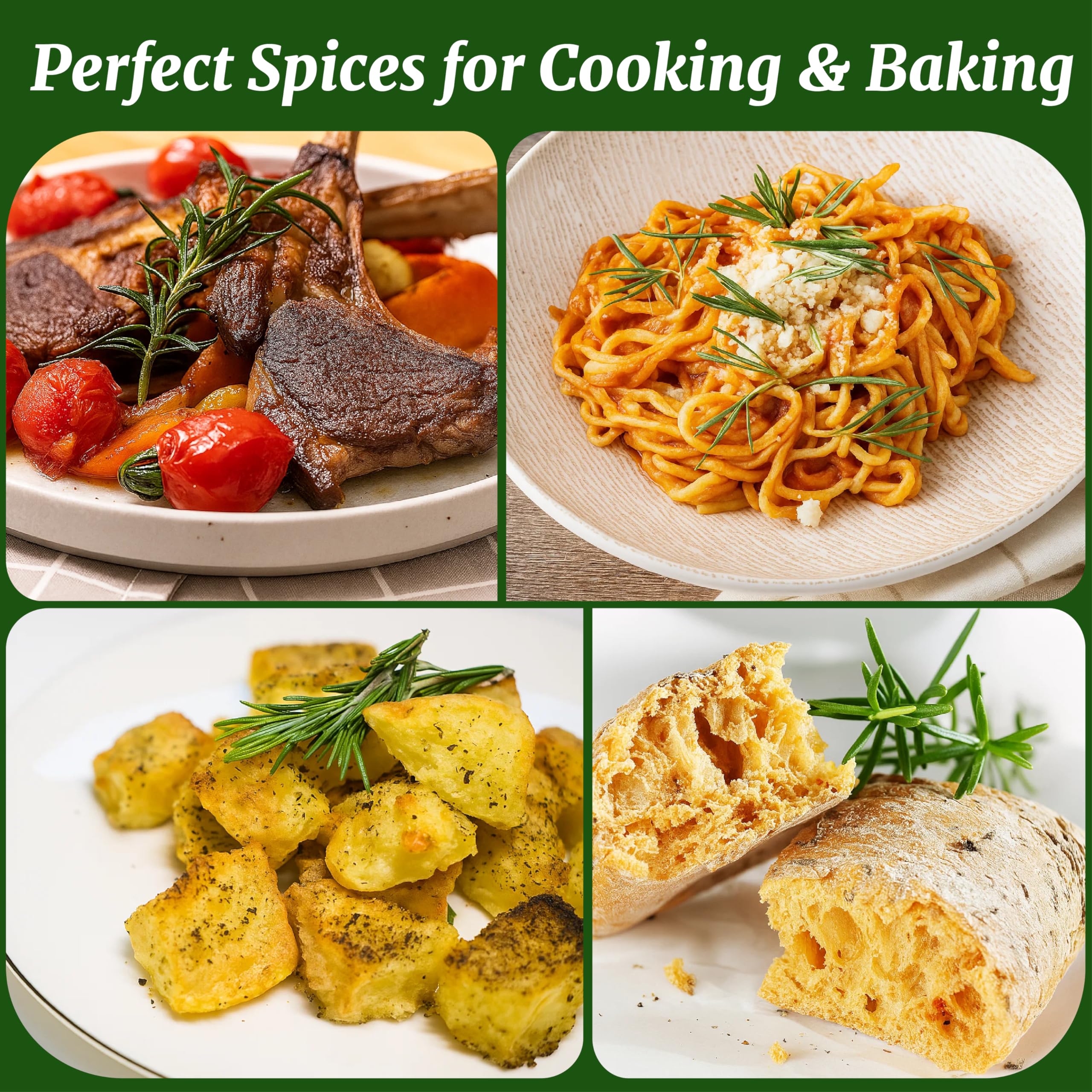 HAVNDRAE rosemary for baking and meats, enhances savory dishes.