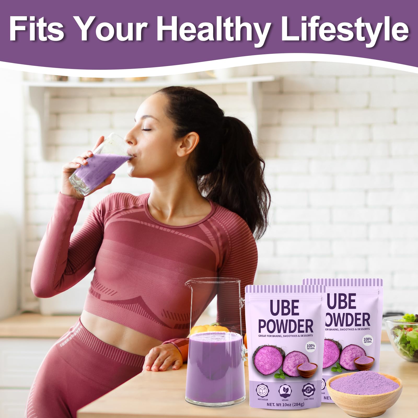 HAVNDRAE ube powder inspires colorful, kid-friendly desserts like mochi.