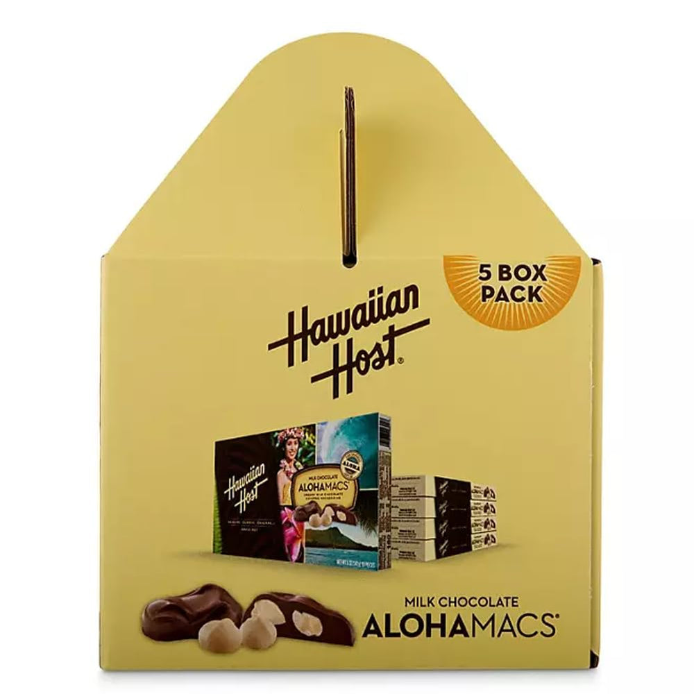 Dry-roasted macadamias by Hawaiian Host enhance natural buttery flavor.