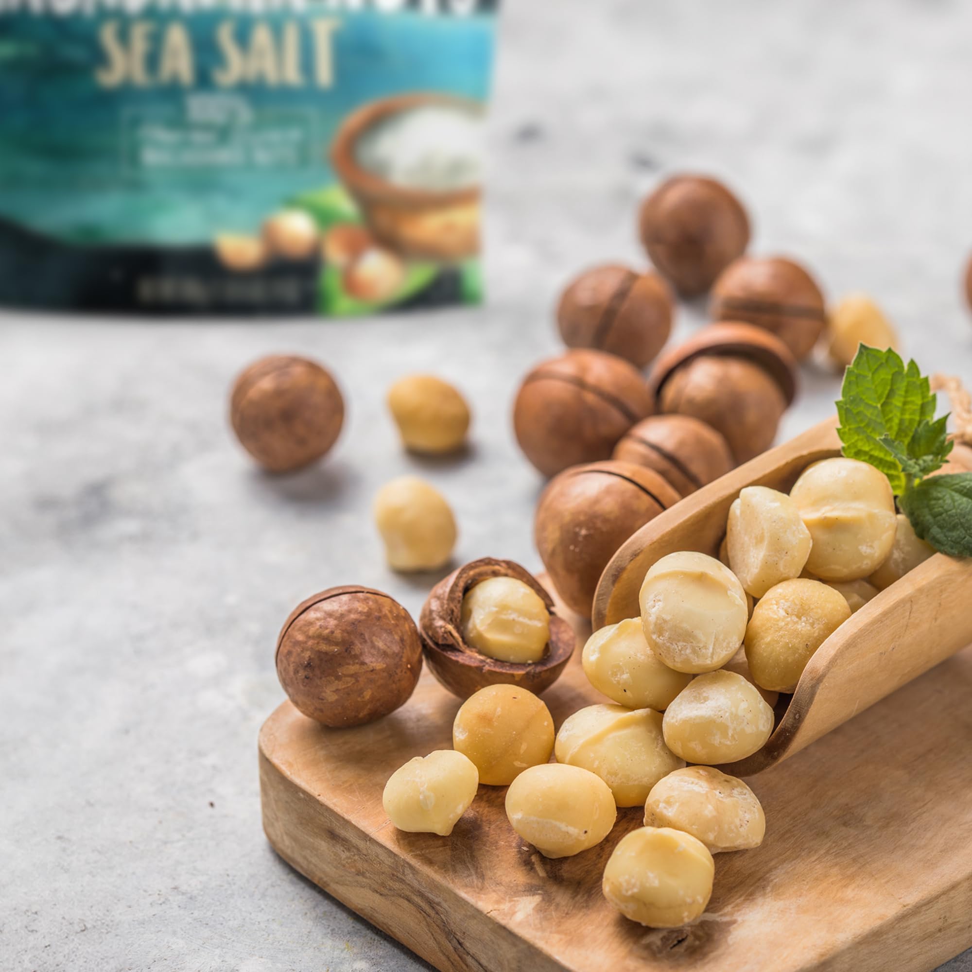 Hawaiian Macadamia Nut Co serving suggestion in bowl