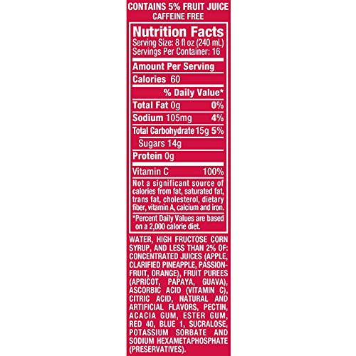 Hawaiian Punch bottle pouring into a glass emphasizes vibrant color and pourable appeal.