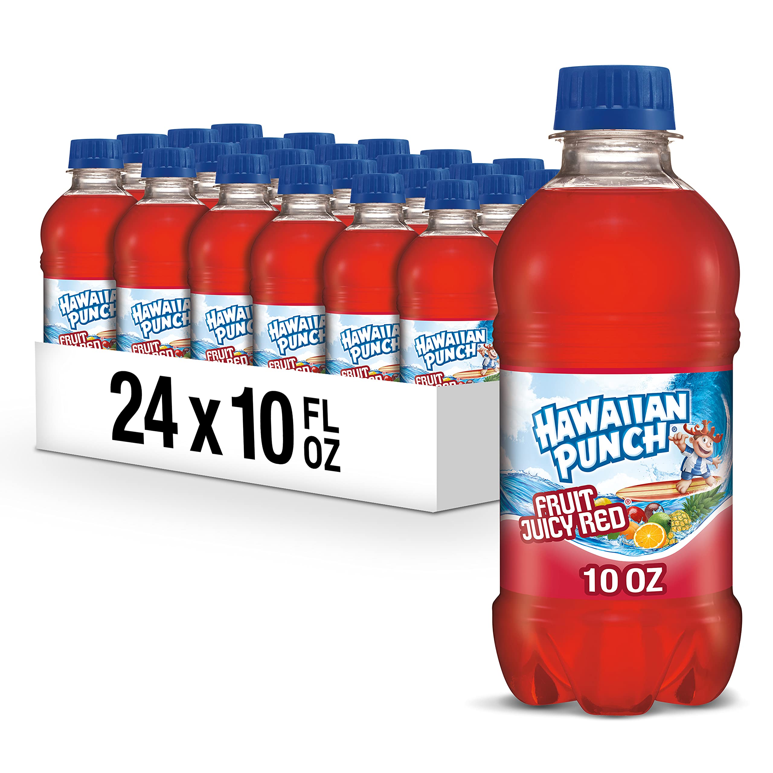 Hawaiian Punch Fruit Juicy Red bottle ready for on-the-go refreshment