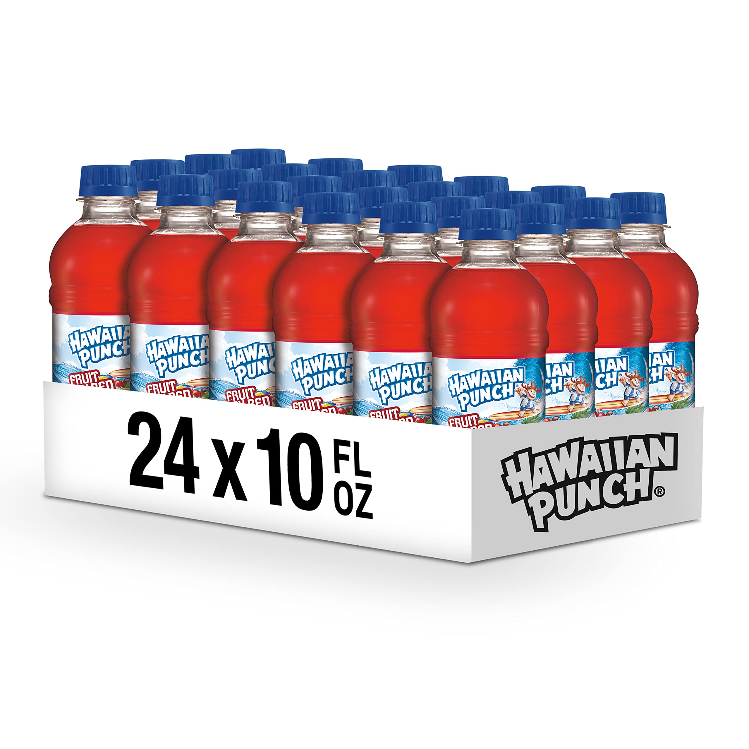 Hawaiian Punch Fruit Juicy Red pour shows tropical flavor in motion