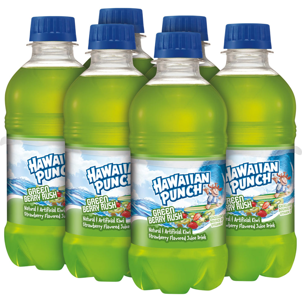 Backpack with Hawaiian Punch Green Berry Rush pack for travel.