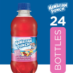 Close-up of Hawaiian Punch Lemon Berry Squeeze label showing vitamin C.