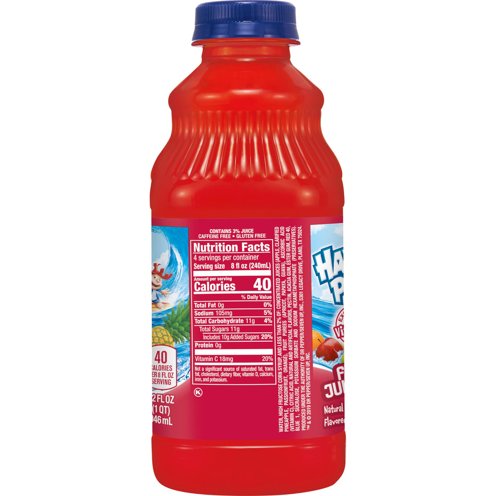 Hawaiian Punch Polar Blast bottle ideal for on-the-go refreshment.