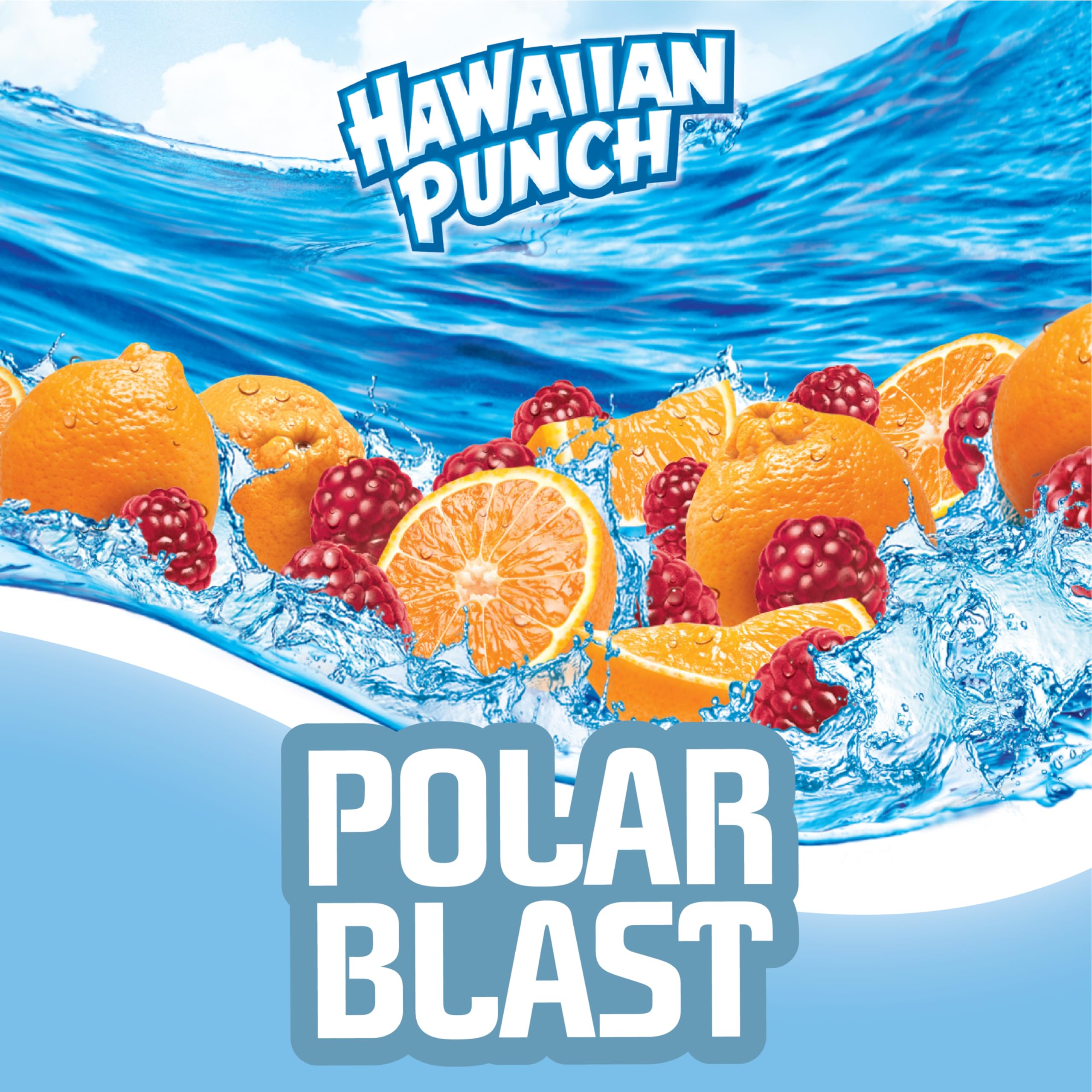 Hawaiian Punch Polar Blast 4x6 pack arrangement for family trips.