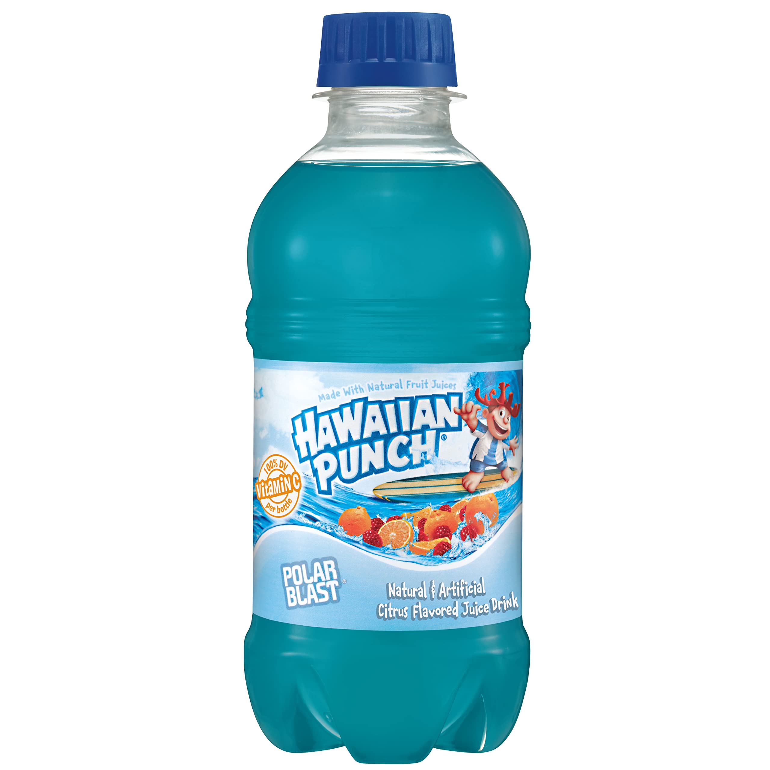 Hawaiian Punch Polar Blast beach scene evoking tropical vibes and refreshment.