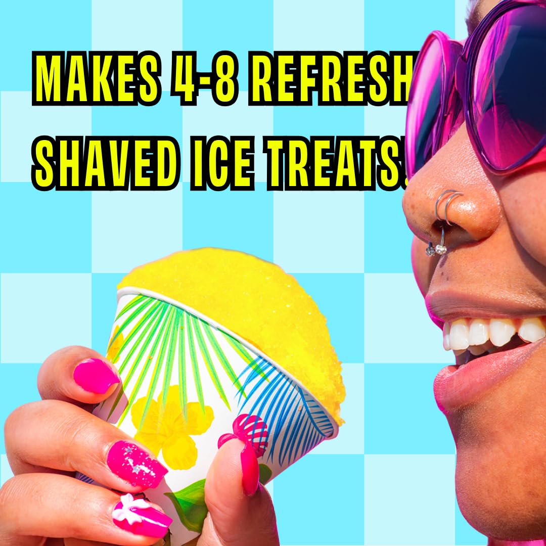 Hawaiian Shaved Ice banana syrup used to flavor drinks and granitas