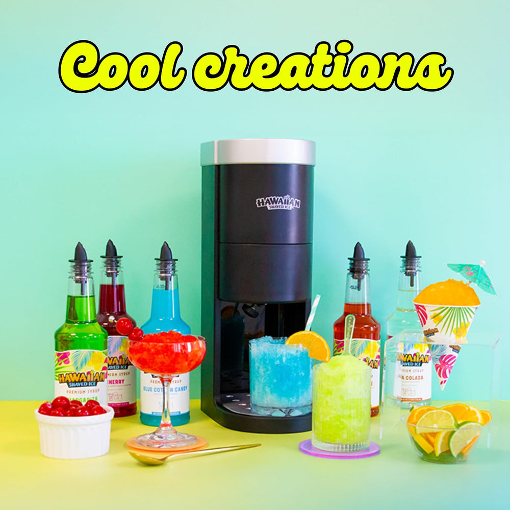Hawaiian Shaved Ice Coconut Syrup allergen-free formula suits nut-free diets.