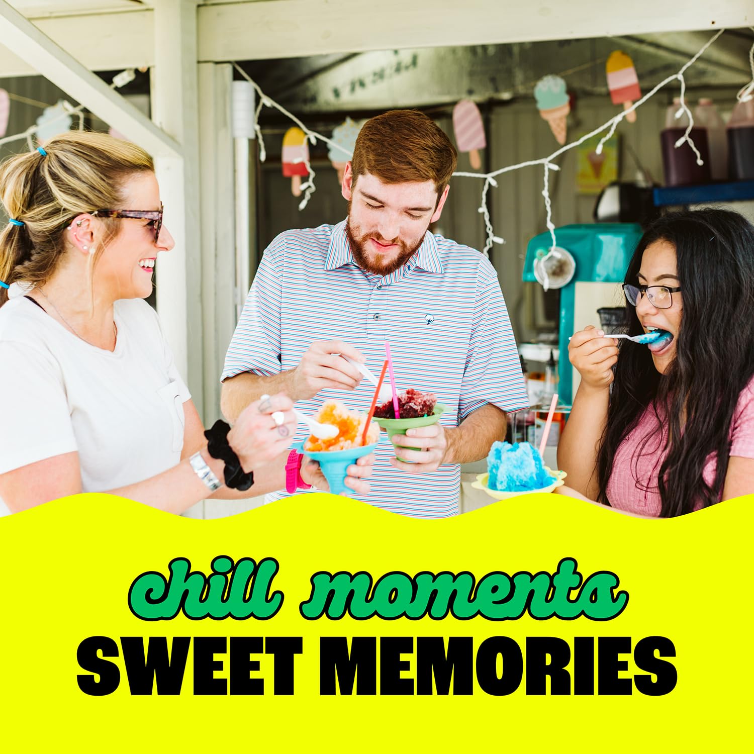 Hawaiian Shaved Ice syrup adds lemon-lime flavor to drinks and granitas