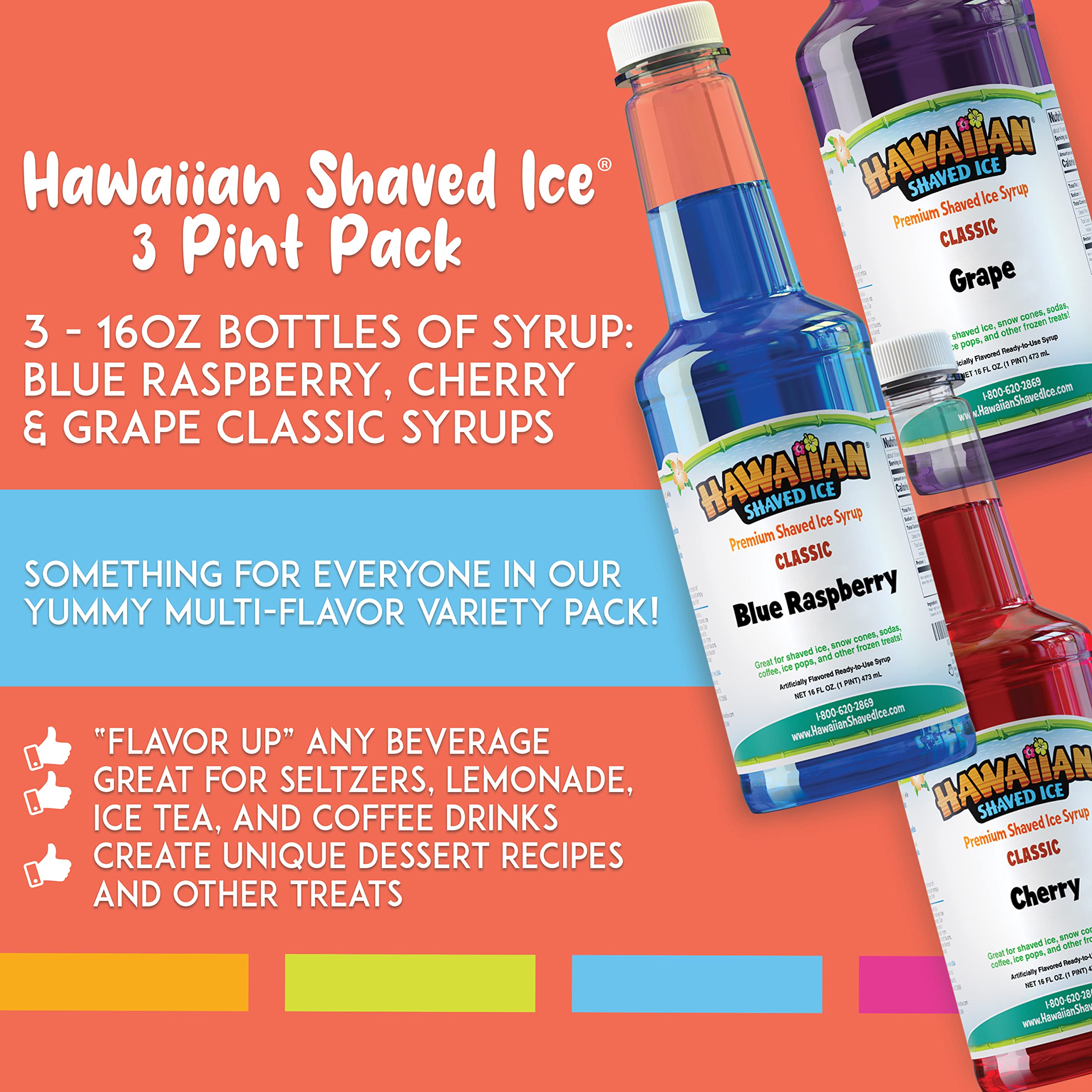 Hawaiian Shaved Ice Grape syrup bottle pour with rich purple hue for icy treats.