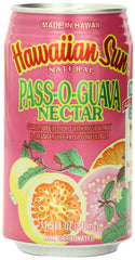 Hawaiian Sun Nectar Passion-Orange-Guava 11.5oz can, tropical flavor perfect for a refreshing break.