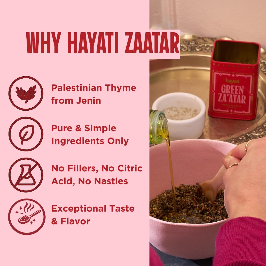 Hayati Za’atar on eggs for a savory breakfast sprinkle.