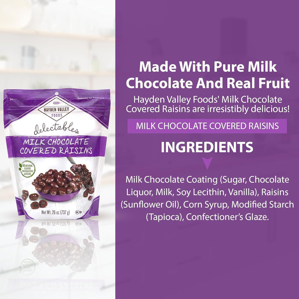Hayden Valley Foods resealable bag preserves freshness between uses for longer snack enjoyment.