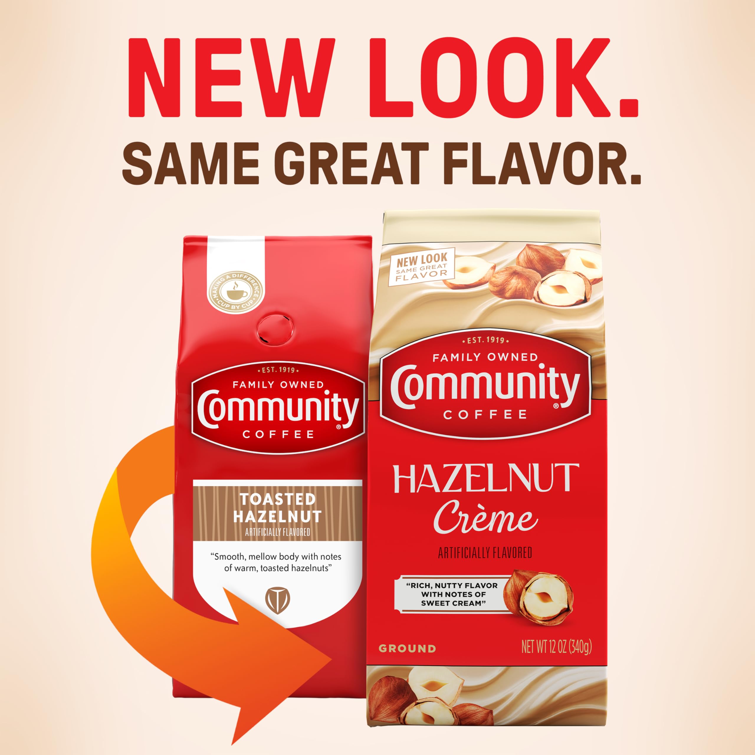 Steam over a mug of Hazelnut Creme coffee for cozy moments