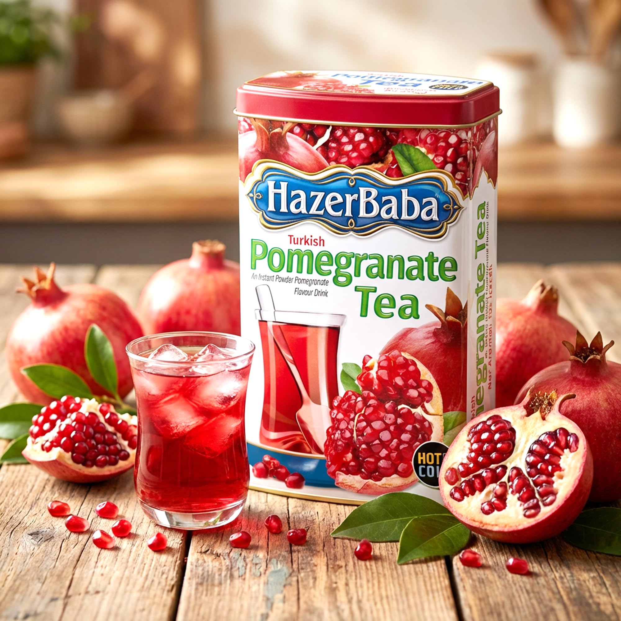 HazerBaba pomegranate powder close-up texture for easy mixing