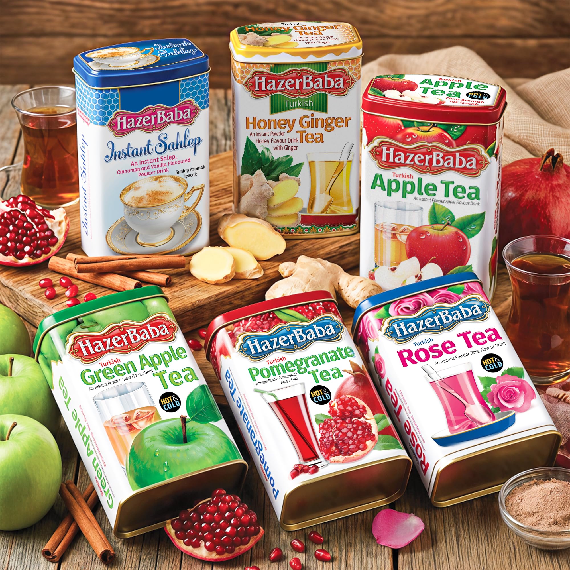 HazerBaba pomegranate ready-to-serve drink in glass