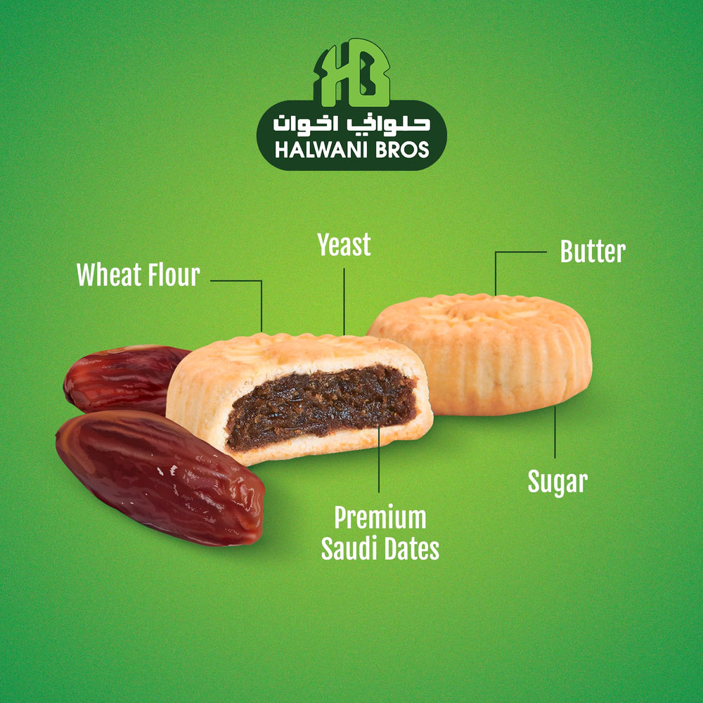 HB Halwani Bros gift-ready Maamoul cookies for sharing with friends.