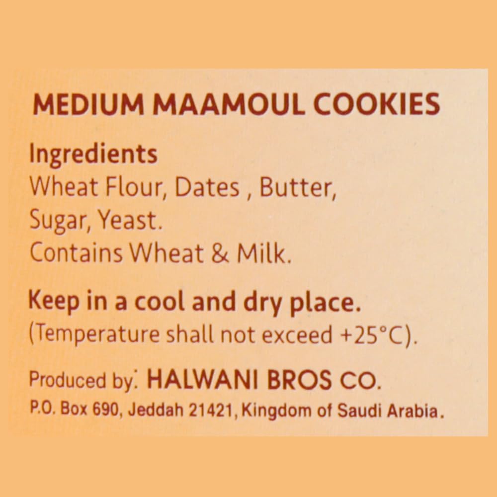 HB Halwani Bros tea-time Maamoul cookies pair well with a warm drink.