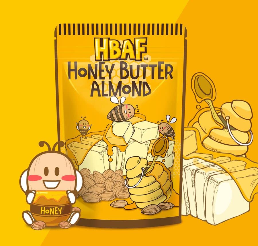 HBAF almonds in a kids' lunchbox, a tasty and wholesome choice.