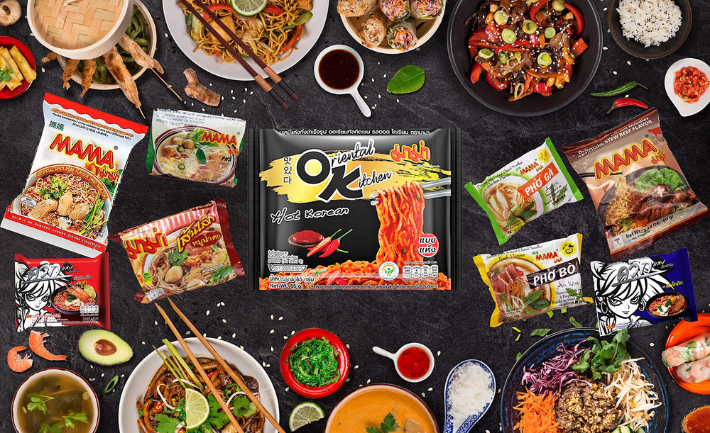 HCG Thai Ramen Variety Pack single-serve portions in convenient packets.